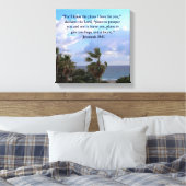 TOILE JEREMIAH 29:11 INSPIRATIONNEL VERSE (Insitu(Chambre))