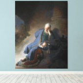 Toile Jeremiah Lamenting sur la chute de Jérusalem, Remb (Insitu (Plancher de Bois))