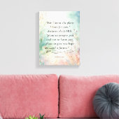 Toile Jérémie 29:11 Image de verset biblique (Insitu(Salon))