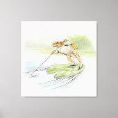 Toile Jeremy Fisher Poteaux sur un Lily Pad (Recto)