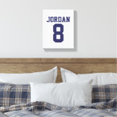 Toile Jersey de baseball avec nom et numéro personnalisé (Insitu(Chambre))