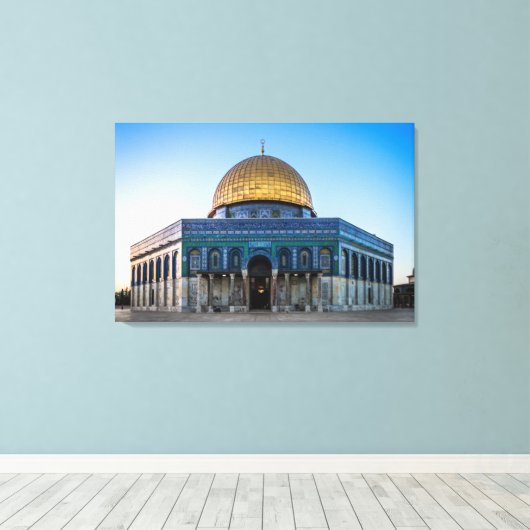 Toile Jérusalem - Dôme du Rocher (Insitu (Plancher de Bois))