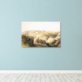 Toile Jérusalem du Mont des Oliviers, le 8 avril 1839 (Insitu (Plancher de Bois))