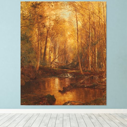 Toile JERVIS McENTEE - L'automne dans les cattitudes - 1 (Insitu (Plancher de Bois))
