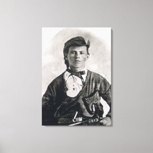 Toile Jesse Woodson James (photo b/w) (Recto)