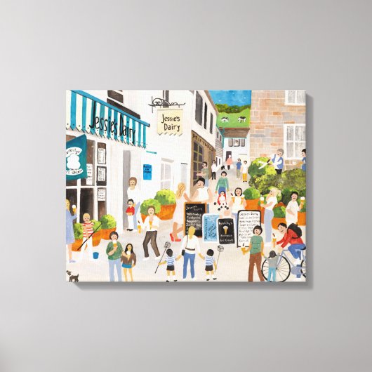 Toile Jessies Laiterie dans Mousehole (Recto)