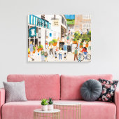 Toile Jessies Laiterie dans Mousehole (Insitu(Salon))