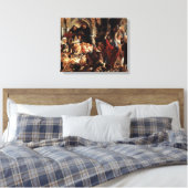 Toile Jésus a chassé les changeurs d'argent du temple (Insitu(Chambre))
