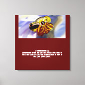 Toile Jésus amour (Recto)