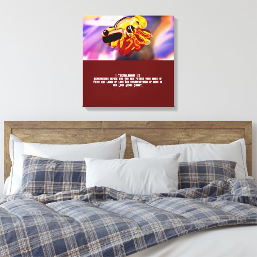 Toile Jésus amour (Insitu(Chambre))