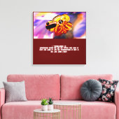 Toile Jésus amour (Insitu(Salon))