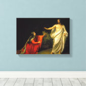 Toile Jésus apparaît à Marie-Madeleine après sa ressourc (Insitu (Plancher de Bois))