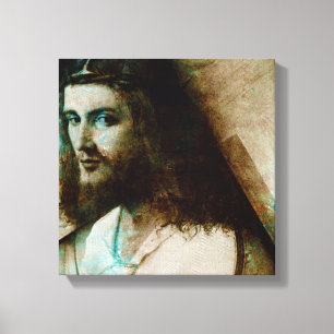 Toile Jésus avec croix