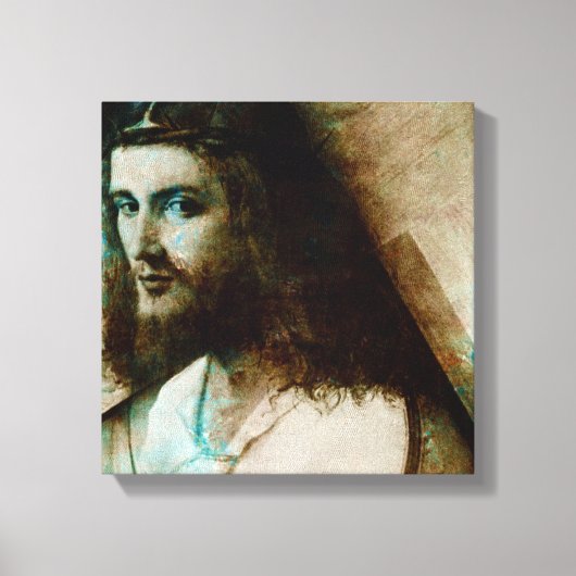Toile Jésus avec croix (Recto)