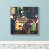 Toile Jésus avec les médecins (Insitu (Plancher de Bois))