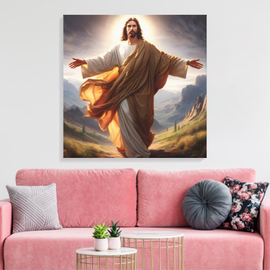 Toile Jésus Canvas (Insitu(Salon))