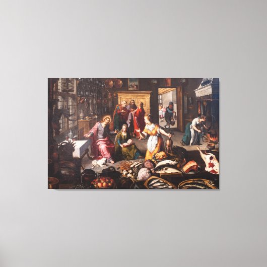 Toile Jésus Christ avec Martha et Marie - Joos Goemaere (Recto)