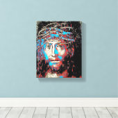 Toile Jésus-Christ face à la couronne épine Peinture Abs (Insitu (Plancher de Bois))