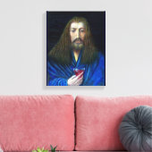 TOILE JÉSUS-CHRIST, LE CALICE À EMMAÜS (Insitu(Salon))