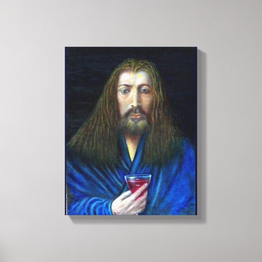 TOILE JÉSUS-CHRIST, LE CALICE À EMMAÜS (Recto)