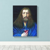 TOILE JÉSUS-CHRIST, LE CALICE À EMMAÜS (Insitu (Plancher de Bois))