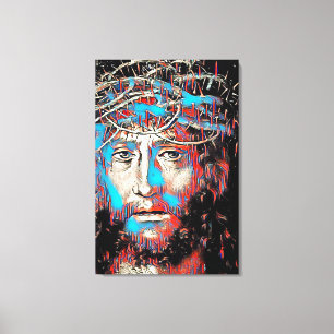 Toile Jésus-Christ portant une couronne épaisse Peinture