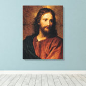 Toile Jesus Christ, Portrait de Heinrich Hofmann (Insitu (Plancher de Bois))
