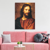 Toile Jesus Christ, Portrait de Heinrich Hofmann (Insitu(Salon))