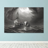 Toile Jésus-Christ stille la tempête (Insitu (Plancher de Bois))