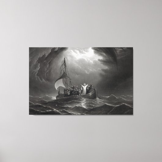 Toile Jésus-Christ stille la tempête (Recto)