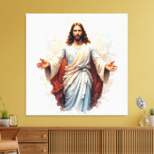 Toile Jésus-Christ Toile. (Insitu(Salon))