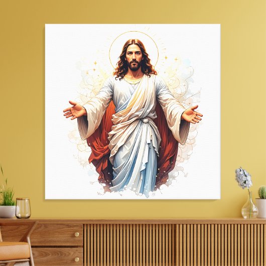 Toile Jésus-Christ Toile. (Insitu(Salon))