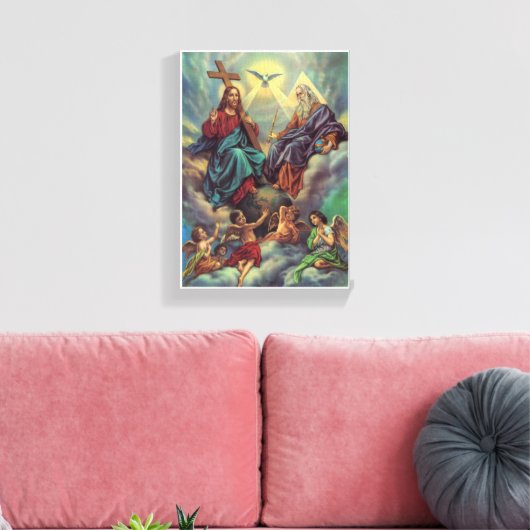 Toile Jésus dans le ciel (Insitu(Salon))