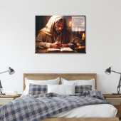 Toile Jésus Écrire dans le Livre de Vie (Insitu(Chambre))