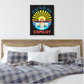 TOILE JÉSUS EST MON COPILOTE (Insitu(Chambre))