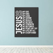 Toile Jésus Est Mon ... Tout (Insitu (Plancher de Bois))