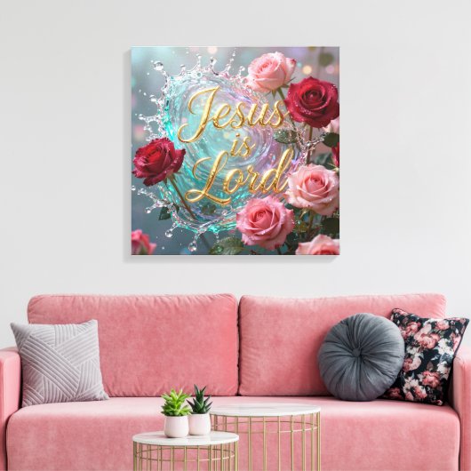 Toile Jésus est Seigneur (Insitu(Salon))