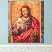 Toile Jesus Fine Art Vintage canvas (Insitu (Plancher de Bois))