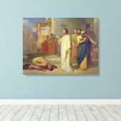 Toile Jésus guérit le Leper, 1864 (Insitu (Plancher de Bois))