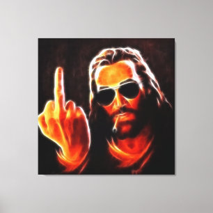 Toile Jésus hippie
