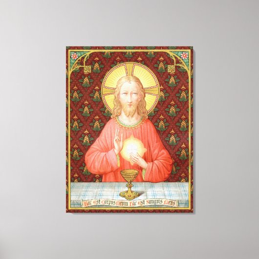 Toile Jésus Instituant la Sainte Communion (SAU 045) (Recto)