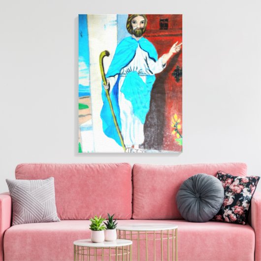Toile JESUS KNOCKS (Insitu(Salon))