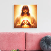 TOILE JÉSUS LA LUMIÈRE DU MONDE (Insitu(Salon))
