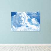 TOILE JÉSUS L'AGNEAU ET JÉSUS LE LION (Insitu (Plancher de Bois))