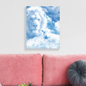 TOILE JÉSUS L'AGNEAU ET JÉSUS LE LION (Insitu(Salon))