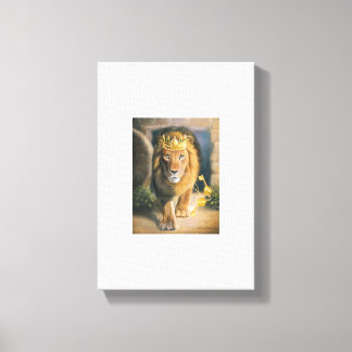 TOILE JÉSUS LE LION DE LA TRIBU DE JUDAH W/ KEYS