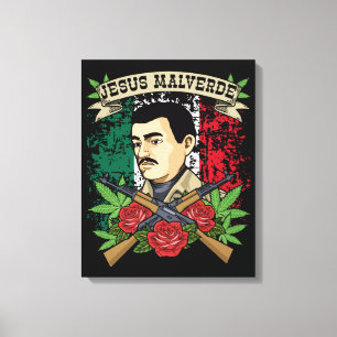 Toile Jésus Malverde Cadeau Femmes & Hommes Jésus Malv