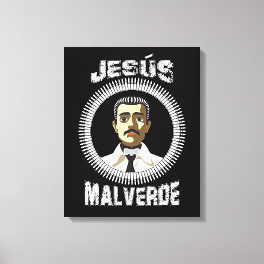Toile Jésus Malverde Héros mexicain Cadeau Jesus Malverd (Recto)