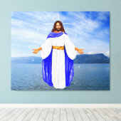 Toile Jésus marchant sur l'eau (Insitu (Plancher de Bois))