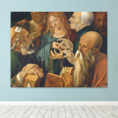 Toile Jésus parmi les médecins (Insitu (Plancher de Bois))